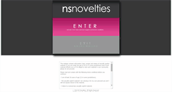 Desktop Screenshot of nsnovelties.com